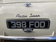 Until 1962, the Austin Mini was designated Austin Seven