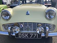 One feature of the (post 57) TR3 is the wide front grille