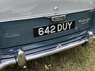 Rear view, with Austin and Westminster overdrive badging 