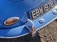 Porsche 356C rear bumper detail