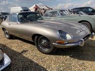 Series 1 E-type Jaguars have covered headlight recesses