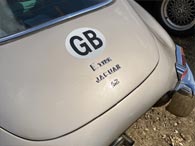E Type Jaguar 4.2 (boot badge)