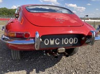 The centred twin exhaust was a real design feature of the E-type