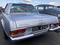 The slightly concave roof that gives the 250SL its Pagoda name