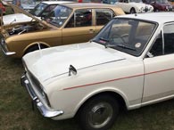 1967 Ford Cortina mk2, with another mk2 from 1970 in the background