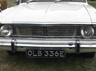 Front grille, with cortina C badge
