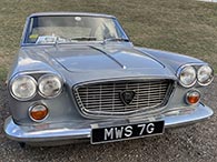 Front grille with Lancia badge