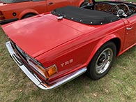The TR6 model designation also appears on the back of both sides