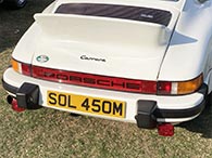 The boot badges: PORSCHE Carrera 2.7