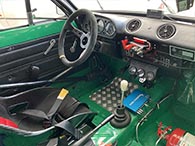 Inside the race-ready cockpit