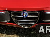 Spider front grille and Alfa Romeo badge