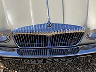 The fluted front grille is one external feature that differs the Sovereign from the Jaguar XJ6